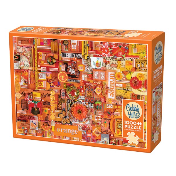 cobble hill Rompecabezas Naranja De Todo Cobble Hill 1000pz Reto