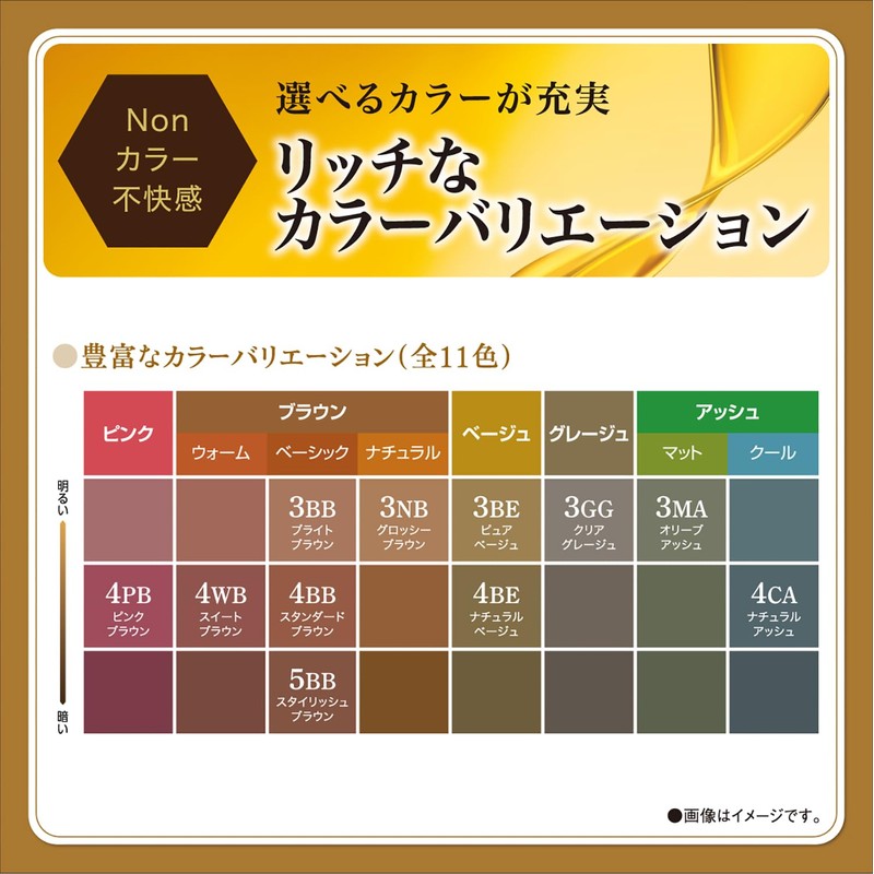 Salon de Pro Hair Dye Oil Rich Cream Hair Color,