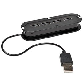 Eaton Tripp Lite 4-Port USB 2.0 Hi-Speed Ultra-Mini Hub (U222-004)
