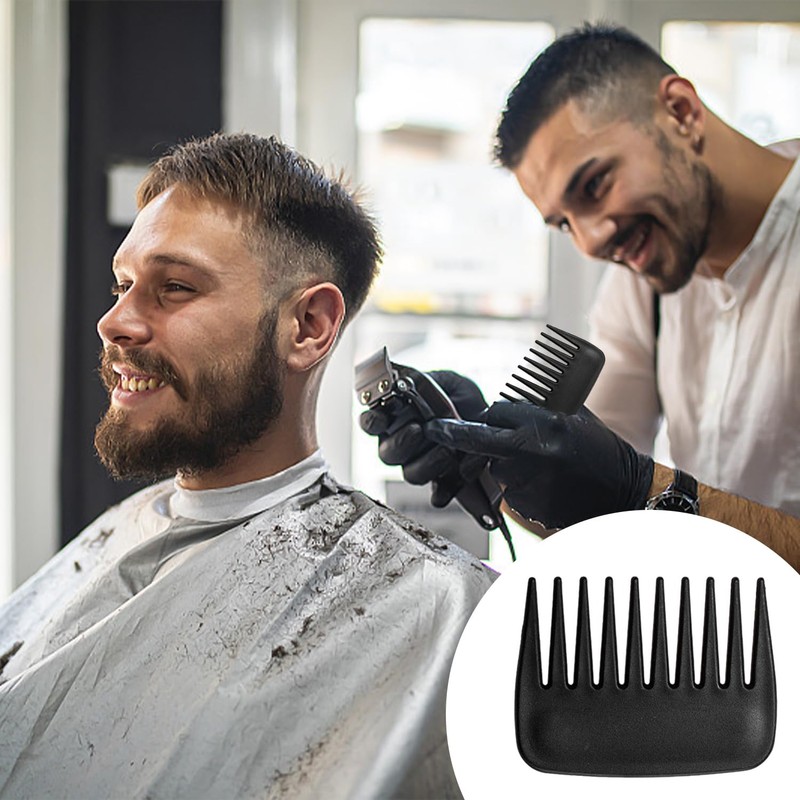 3-Piece Square Comb, Comb with Large Tooth Spacing, Antistatic Comb,