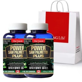 Tonglife-Power Saw Palmetto Plus Octacosanol-2 Bottles Gift Set Power Saw Palm-1 Bottle / 통라이프-파워 쏘팔메토 플러스 옥타코사놀-2병 선물세트 파워쏘팔-1병
