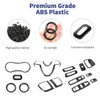 SQQP Carbon Fiber 16PCS Full Set Interior Trim Kit Compatible