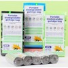 Biodegradable Trash Bags Waste Bag100PCS, Garbage bags 20L kitchen trash