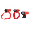 3Pcs USB Rechargeable Wrist Band Torch Wrist Ankle Light Flashlight