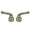 Dura Faucet DF-RKC-SN RV Replacement Hot and Cold Classic Handles,