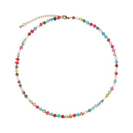 KELITCH Tiny Women's Necklaces Natural Turquoise Stone Beads Necklaces Single Strand Necklaces Fashin Jewellery, Pearl
