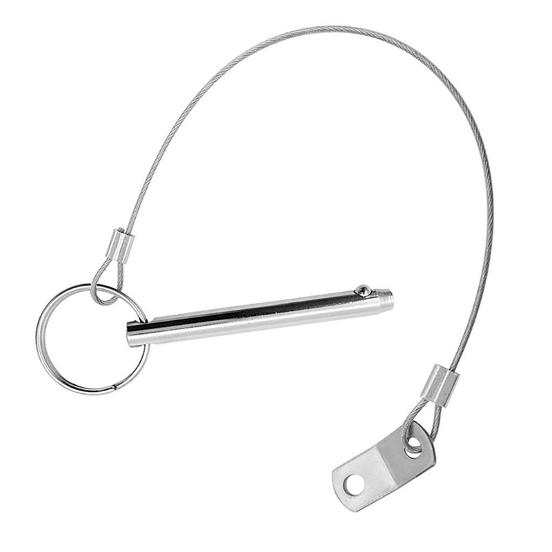 zalati Quick Release Pin 316 Stainless Steel with Lanyards for
