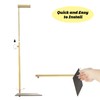 MCKECHSION Handbag Display Stands - 2 Pack Stainless Steel Purse