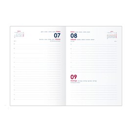Dohe – Agenda Day Side 15 x 21 cm Black, black