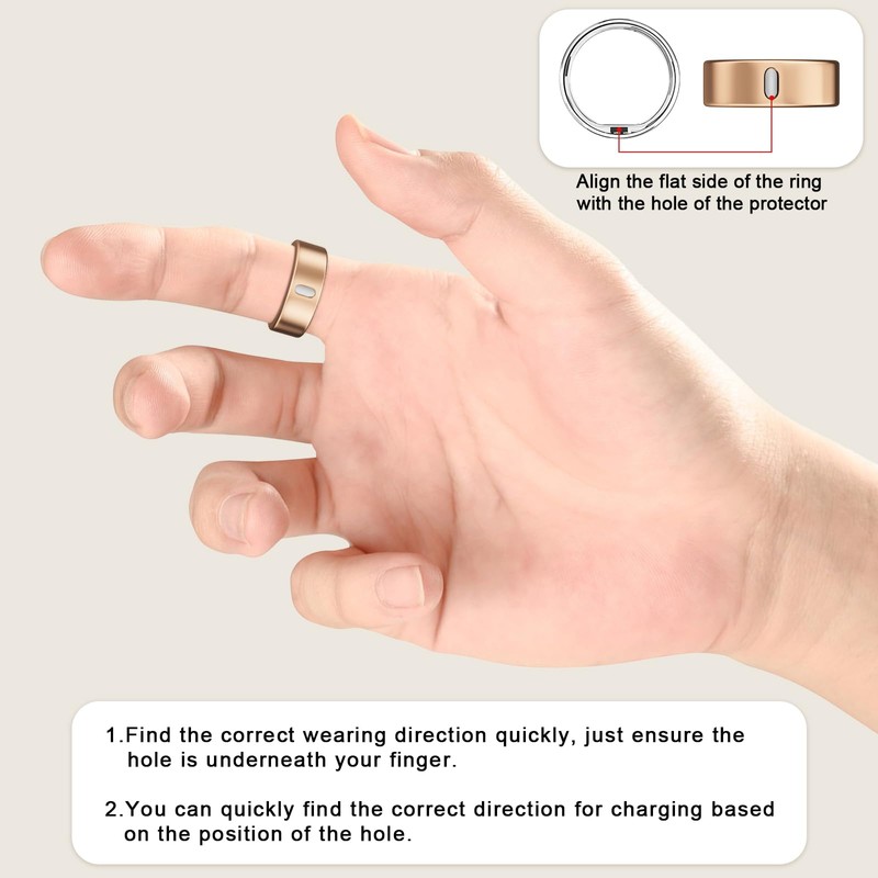 ZOOROO 3 Pack Cover Compatible with Ultrahuman Ring Air, Surport