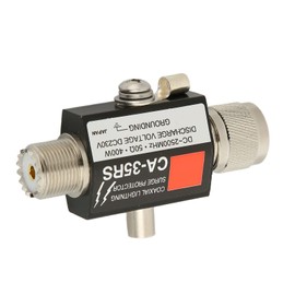 Vikye UHF Coaxial Surge Arrester 400W Male to Female Surge Protector UHF Coaxial Surge Arrester Antenna