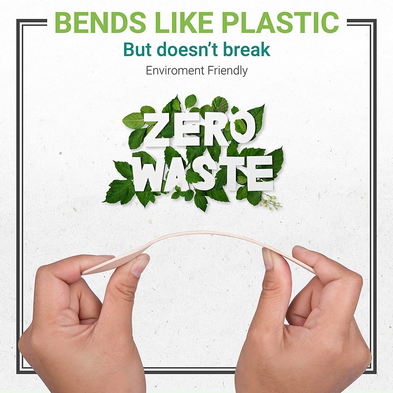 nalAmudhu Disposable Wooden Spoon | Eco Friendly, Biodegradable, Compostable, Eco-Friendly