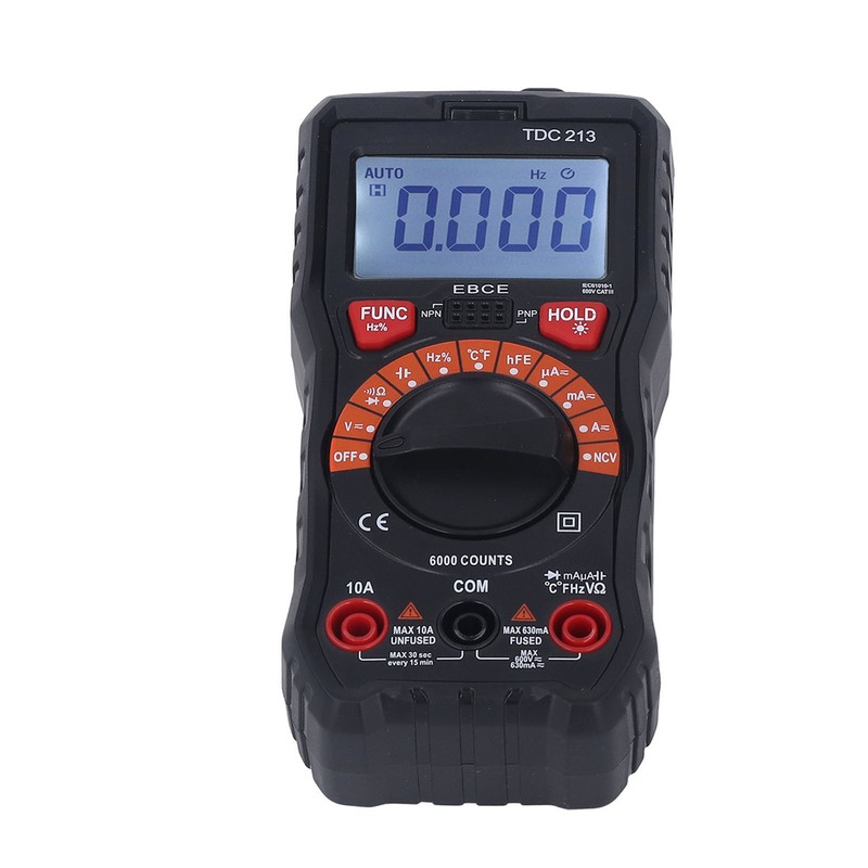 Multimeter Automatic Accurate Measurement Falling Proof Digital Display Portable Voltmeter
