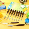 Lasnten 27 Pcs Palette Knife Set Stainless Steel Painting Knife