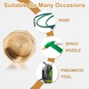 4 Pcs Brass End Cap, Internal Thread Brass Spigot Cap