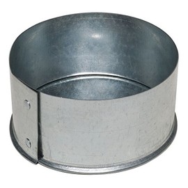 PlumberStop - 10" Single Wall Galvanized Chimney Flue Vent Pipe End Cap/Plug - 26 GA