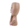 Girl Head Flowerpot Resin Face Planter Succulent Flowerpot Decoration for