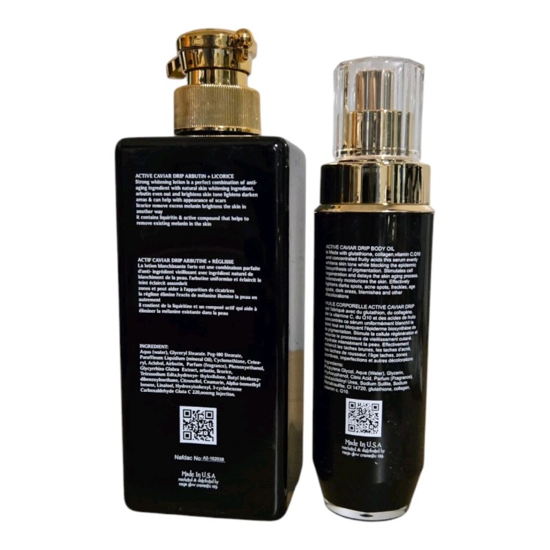 CAVIAR Active caviar drip Arbutin Licorice Lotion, Oil, face Cream.