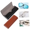 SAFIGLE 2pcs Retro Goggle Case Hard Shell Eyeglass Storage Box