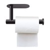 Kitchen Roll Holder, No Drilling, Kitchen Roll Holder, Black, Stainless