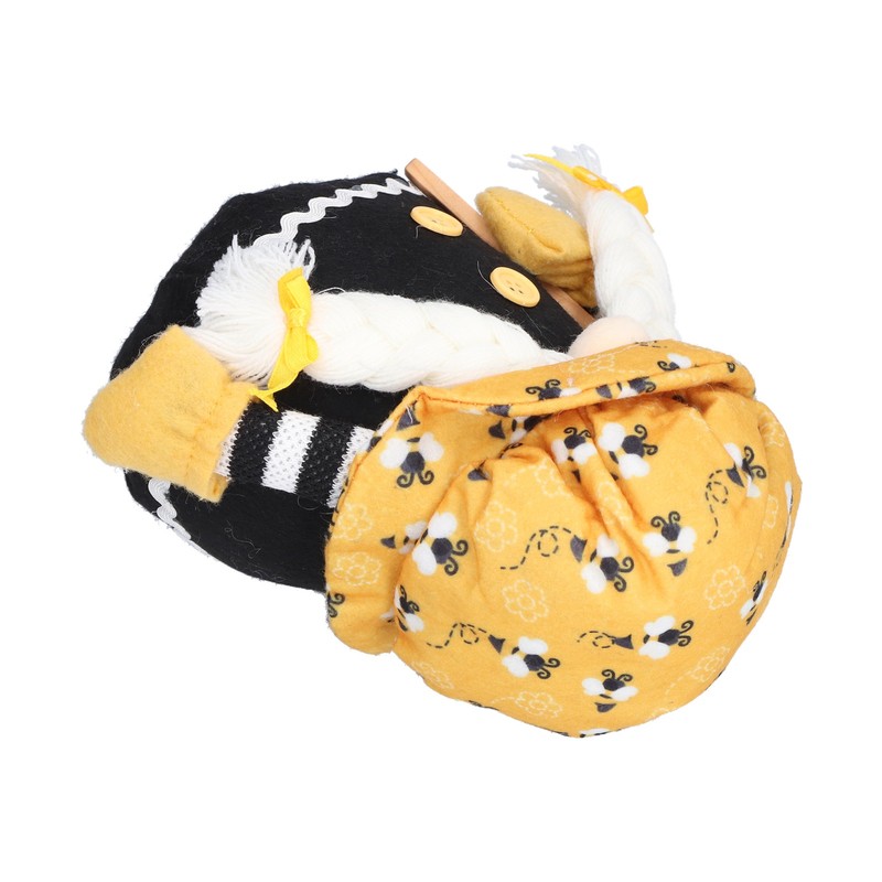 Bee Pattern Gnome Doll Dwarf Faceless Doll Ornament Decor for