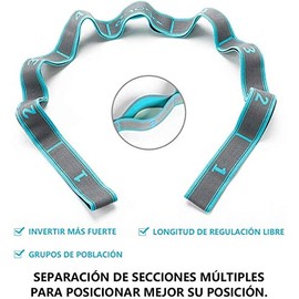 STAYOUNG Banda de Resistencia, Banda de Ejercicio para Fisioterapia, Yoga, rehabilitación y Ejercicio en casa, 1,1 Metros Lavable