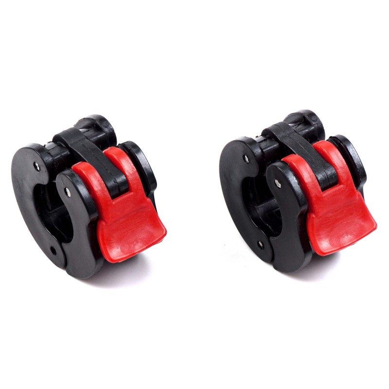 VIAVITO 1 Inch Easy Lock Barbell Collars - Pair
