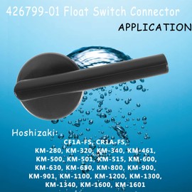 Ezbzyz 426799-01 Float Switch Connector, Rubber Boot and Hose Replacement for Hoshizaki Ice Maker Machine
