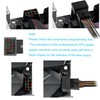 ELFJMZP ATX 8-pin Female to 8-pin Male 90-Degree Angle Connector