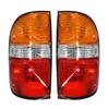 munirater Tail Light Rear Light Tail Lamp Clear Red Halogen