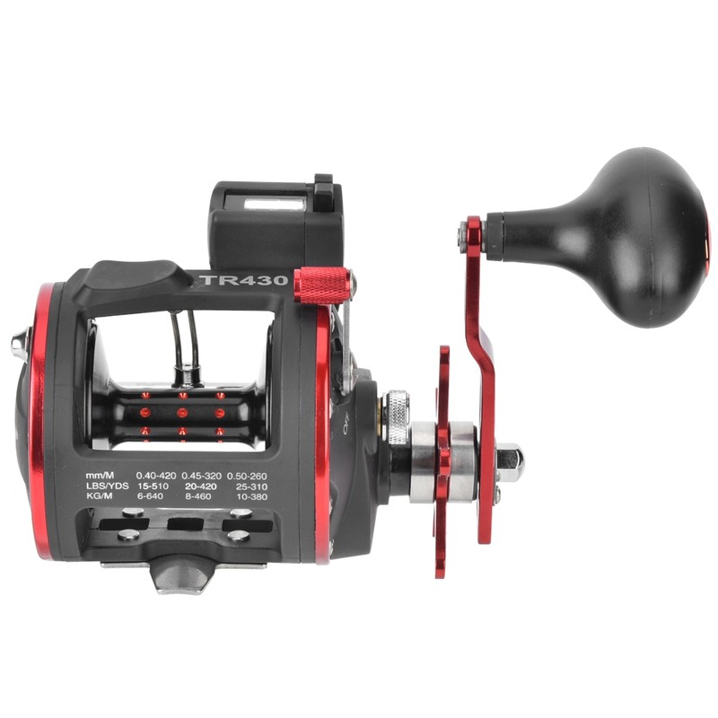 Portable Sea Fishing Reel with Digital Display Counter Trolling Lateral