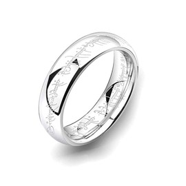 The One Ring to Rule Them All For Men & Women,Lord of The Rings, Hobbit Stainless Steel Rings of Power, 11, Metal, No Gemstone