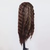 Towarm Deep Wave Reddish Brown Wig Long Wavy Highlight Blonde