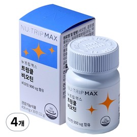 Newtrip Twinkle Biotin 400 mg 30 tablets (4) / 뉴트립 트윙클 비오틴 400 mg 30정 4개