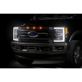 Starkey Products LED Grille Lights Kit - Compatible with 2017-2019 Ford Superduty Raptor-Style (Amber)
