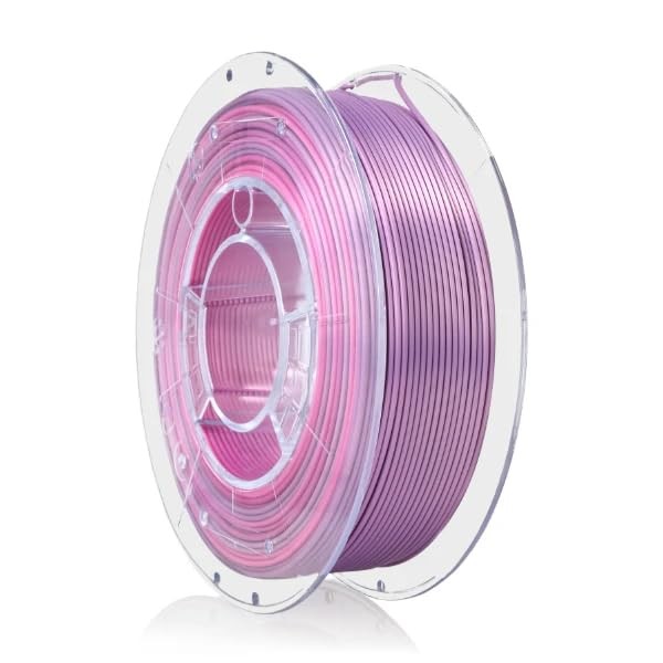 Pink 3D PLA Multicolour Silk Filament 1.75 mm for 3D