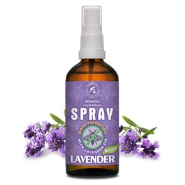 Natürlicher Mottenschutz für Kleiderschrank - Raumspray 100ml - Mottenbekämpfung - Duftspray mit LavendelÖl und ZitroneÖl