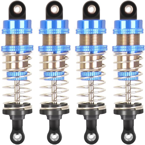 RcThjia Oiled 4Pcs 72mm Aluminum Oil Shock Set for 1/12