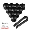 20pcs 17mm Protection Bolt Caps Durable Exterior Decoration Car Dustproof