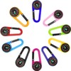 BLPRKOT Pack of 10 Compass with Carabiner Hook Compass Key