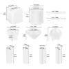11 Piezas Moldes Resina Silicona Kit Molde Para Fundición Re