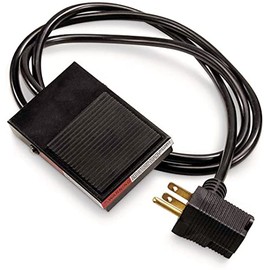 Paladin Equipment - Interruptor de pedal para picadoras de carne eléctricas, interruptor de pie de 15 A 250 VCA para uso manos libres mientras muele carne, cable de 8 pies, grado comercial