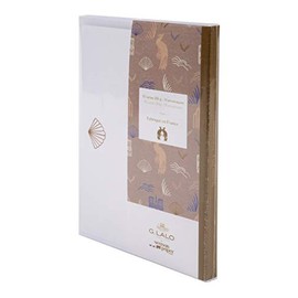 G.LALO gl75805 Season Paper Card and Envelope Set, Rose