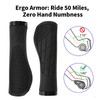 1 Pair Bicycle Handlebar Grips, Non-Slip Durable Soft Rubber for