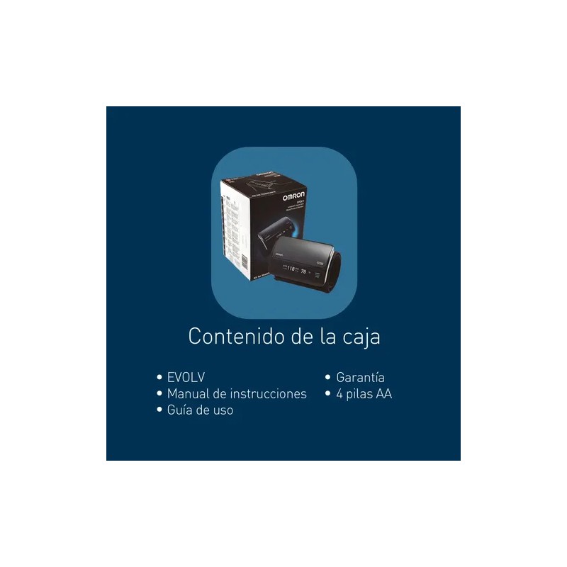 OMRON EVOLV – Baumanómetro de Presión Arterial Automático Inalámbrico para