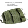 Tacticool Car Seat Back Organizer - Upgraded Tactical Molle Vehicle