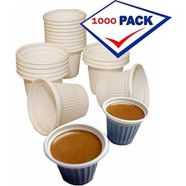 Sentir Cubano Mini disposable Cuban Style and espresso coffee cups 3/4 oz. Pack of 1000