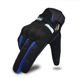 MADBIKE RACING EQUIPMENT Motorcycle Gloves Summer Men Women Touchscreen Gloves Unisex UMAD04 Blue XL
