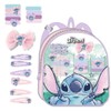 Stitch Beauty Set – Includes Backpack, 1 Bow, 6 Hairpins