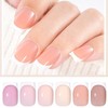 GZMAYUEN Nails, White Press On Nails, 32 Pieces, 16 Sizes,